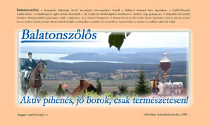 Balatonszls telepls honlapja