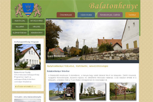 Balatonhenye település honlapja