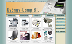 "GYÖNGY-COMP" BT honlapja